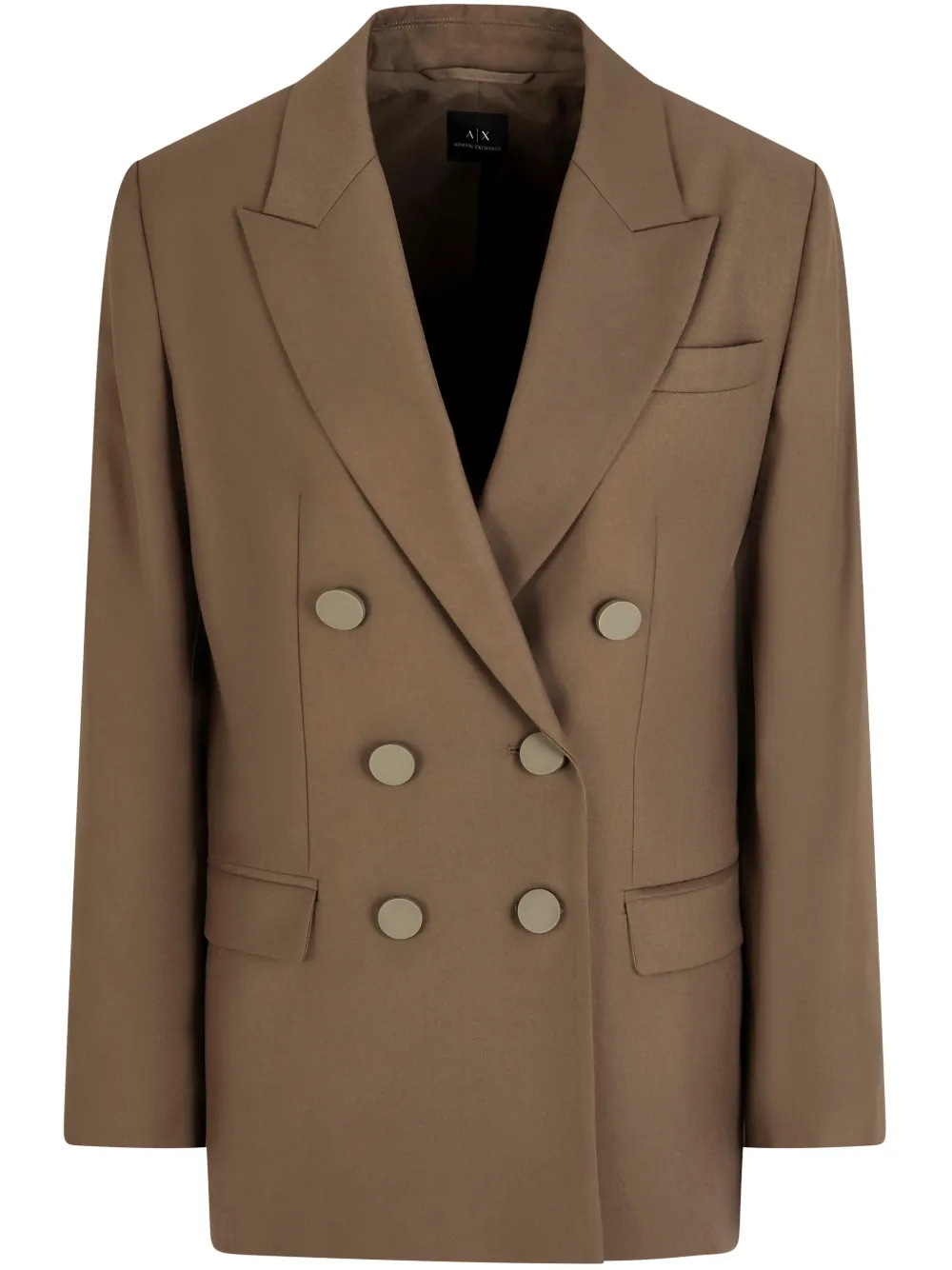 Armani Exchange blazer con doble botonadura | marrón | Image 1