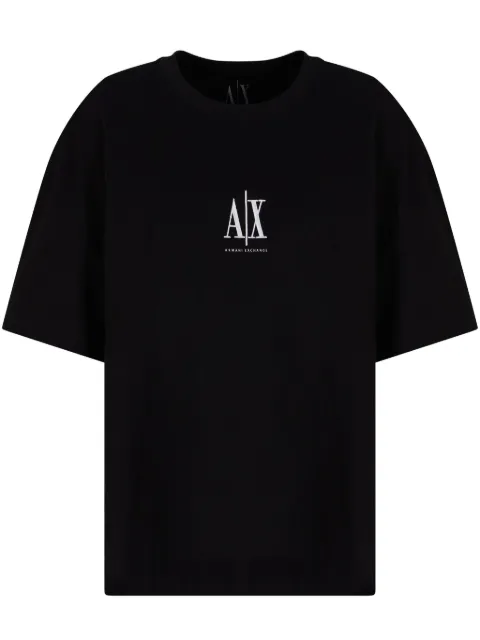 Armani Exchange playera con logo bordado