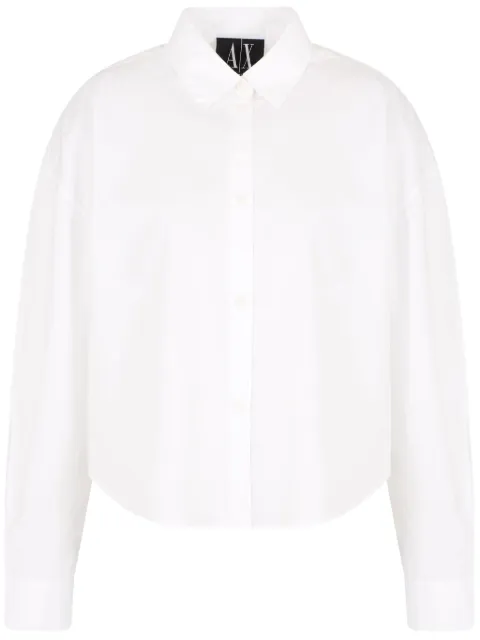Armani Exchange logo-embroidered shirt