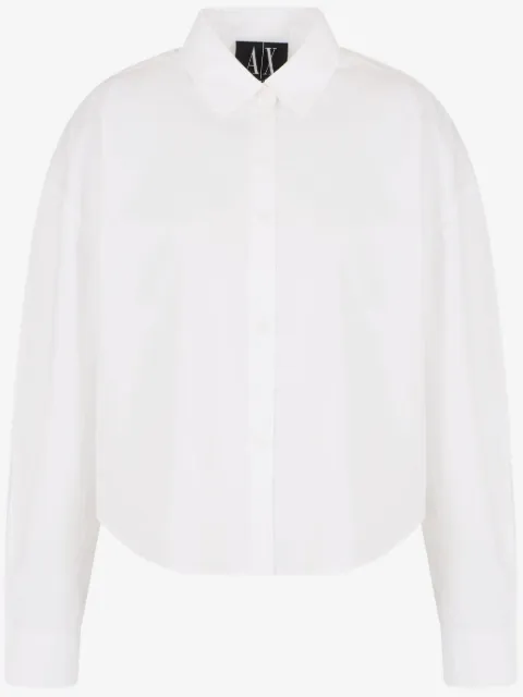 Armani Exchange logo-embroidered shirt