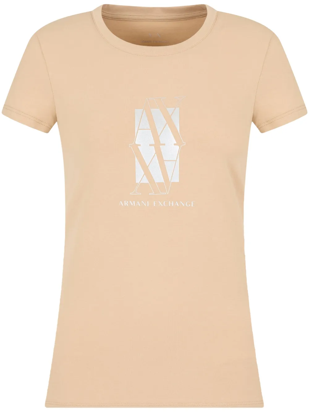 Armani Exchange T-shirt con logo - Giallo