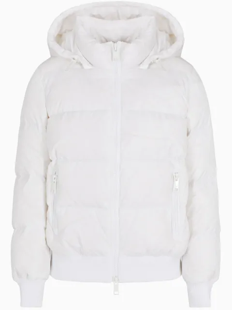 Armani Exchange zip-up puffer jacket