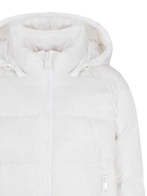 Armani Exchange zip-up Puffer Jacket White FARFETCH IN