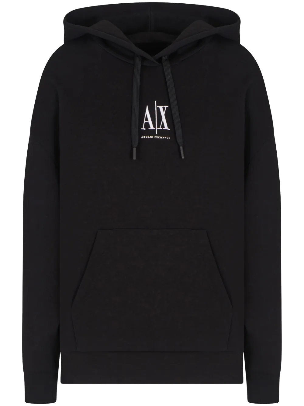 logo-embroidered hoodie