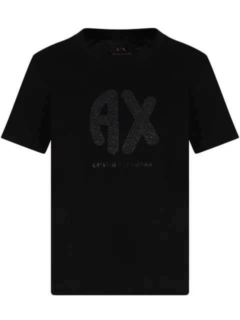Armani Exchange playera con logo y detalles