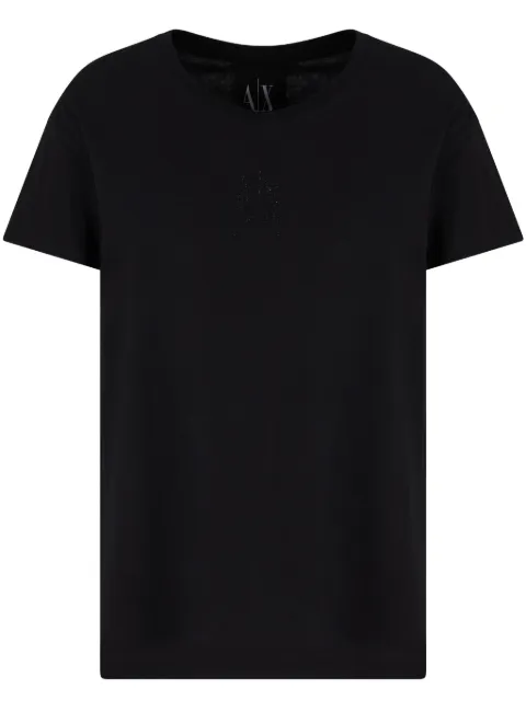 Armani Exchange تيشيرت مزين بشعار الماركة