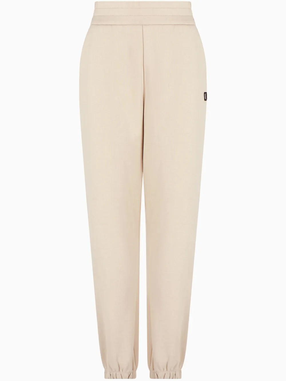 Shop Armani Exchange Logo Trousers In Neutrals