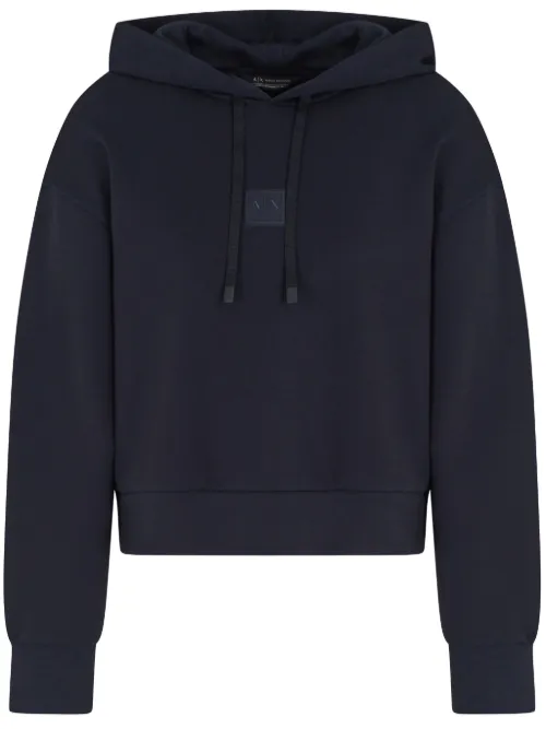 Hoodie à logo appliqué - Armani Exchange - Modalova
