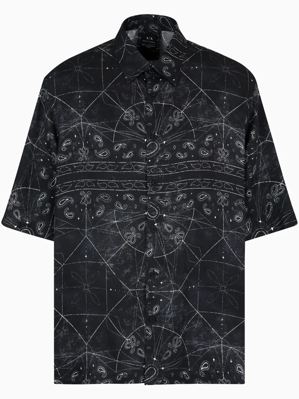 Armani Exchange グラフィック シャツ | ブラック | Image 1