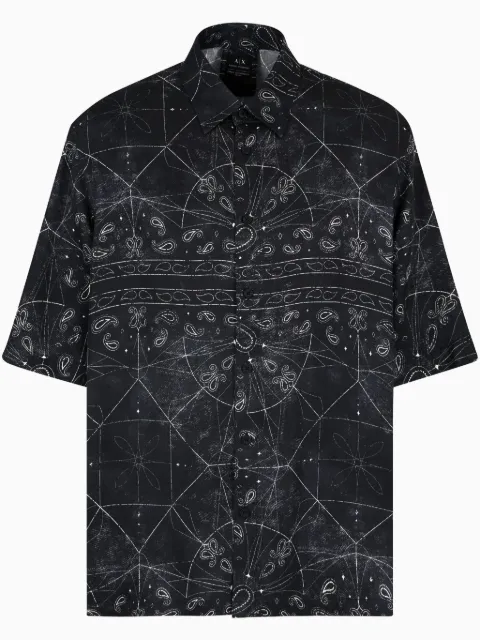 Armani Exchange graphic-print shirt