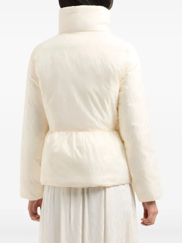 Armani Exchange zip-up Puffer Jacket White FARFETCH