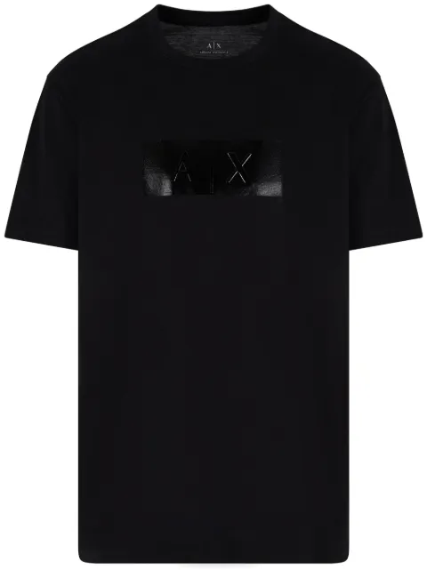 Armani Exchange playera con logo estampado