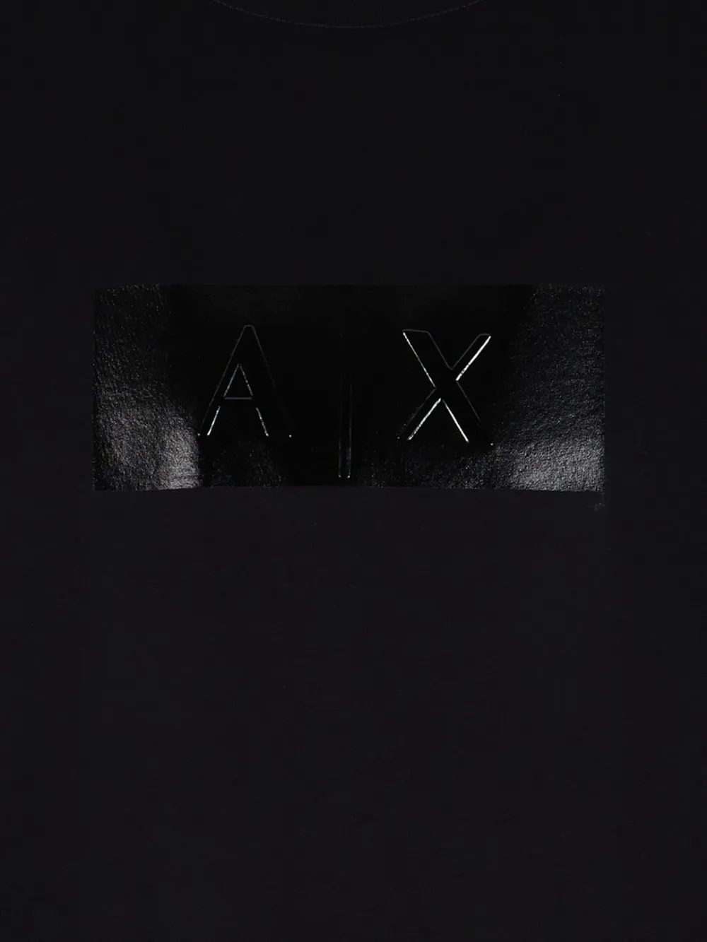 Armani Exchange T-shirt met logoprint - Zwart