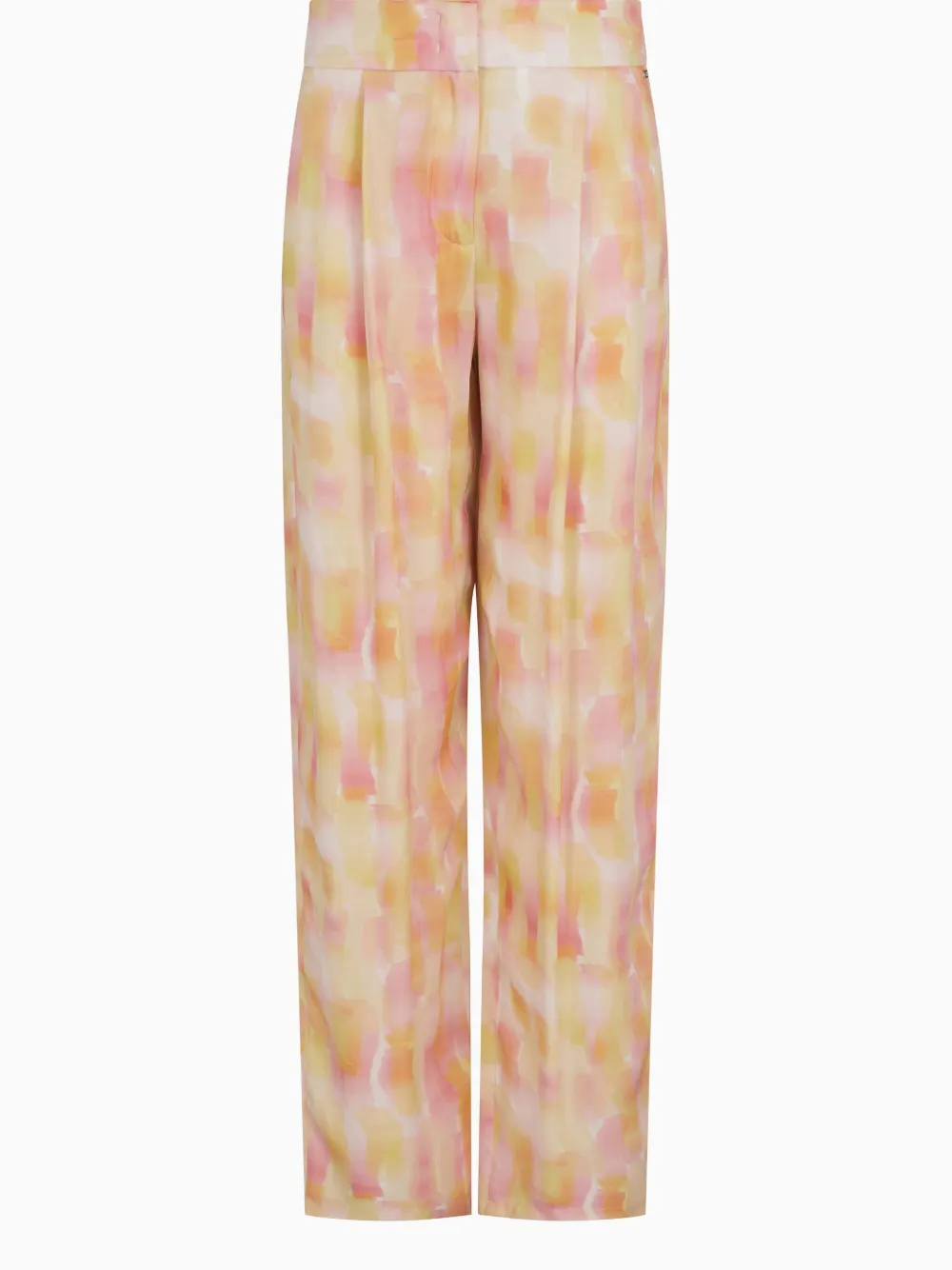 Armani Exchange Pantaloni a fiori - Arancione