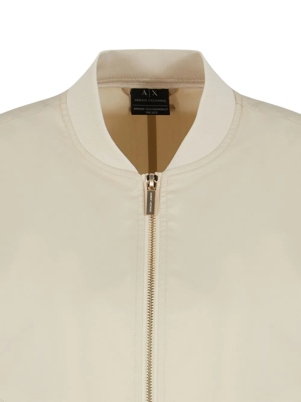 Shop Armani Exchange Cotton Bomber Jacket
