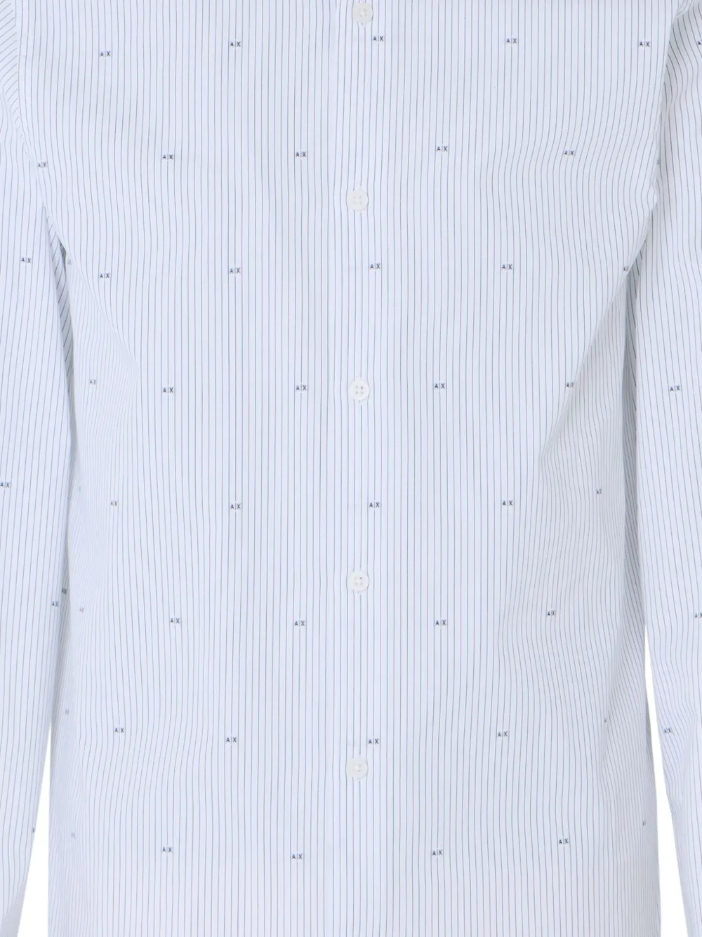 Armani Exchange Shirt met monogram - Wit