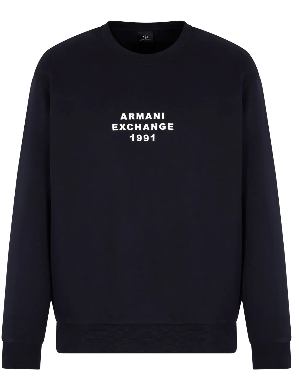 Armani Exchange ロゴ スウェットシャツ - ブルー Armani Exchange ロゴ スウェットシャツ - ブルー