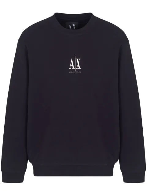 Armani Exchange logo-embroidered sweatshirt