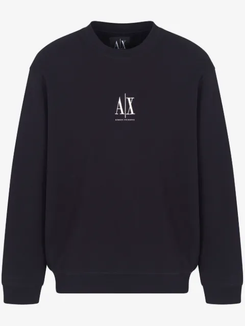Armani Exchange logo-embroidered sweatshirt