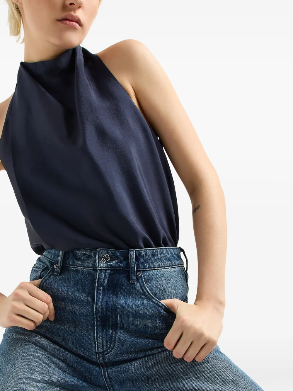 Armani Exchange Straight jeans Blauw
