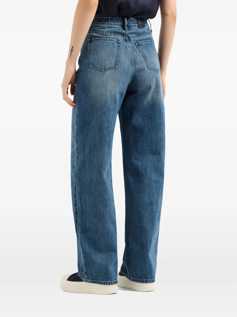 Armani Exchange Straight jeans Blauw