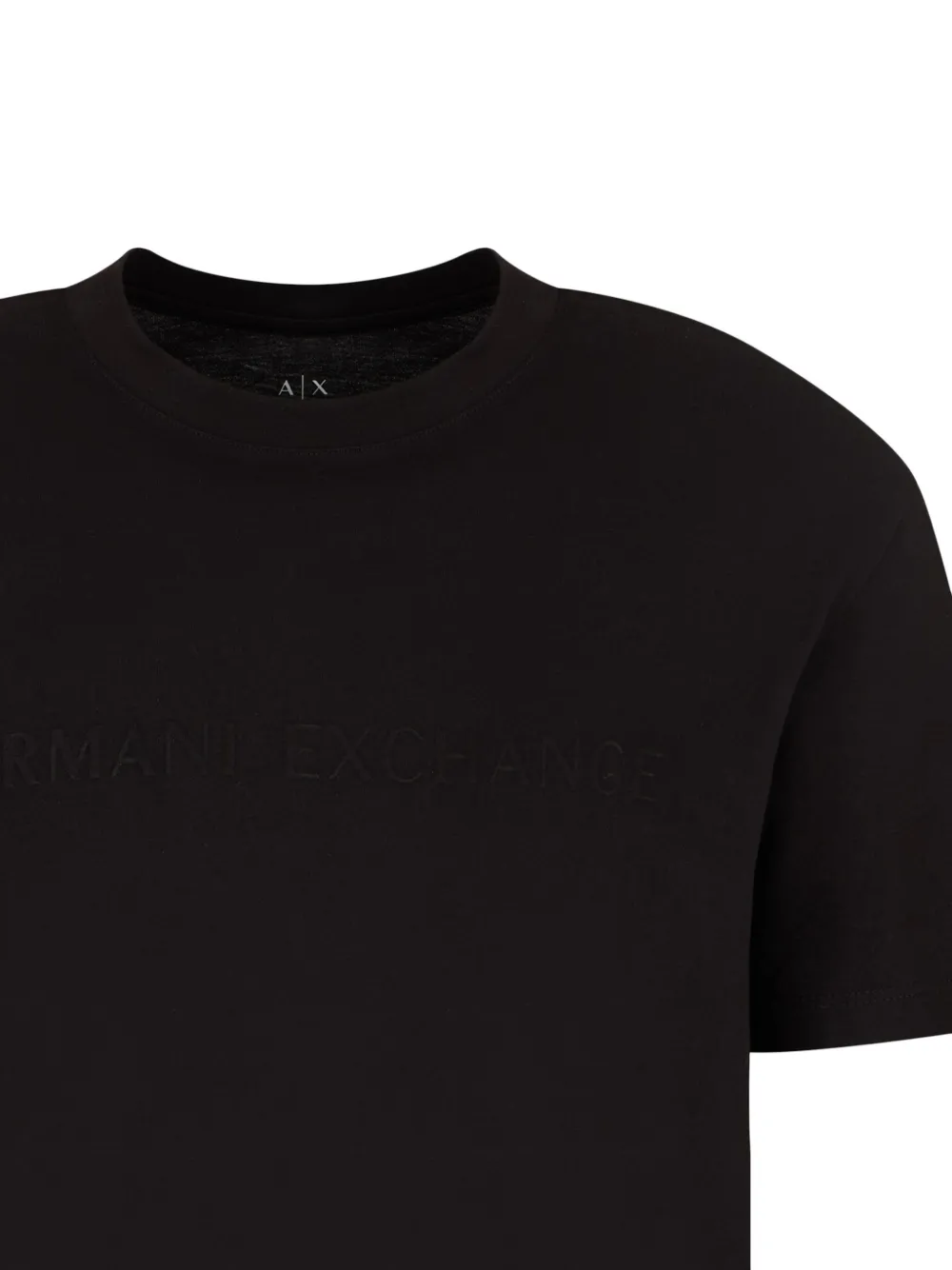 Armani Exchange T-shirt met logoprint - Zwart