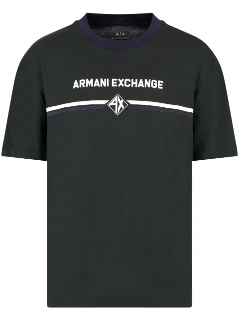 Armani Exchange logo-appliqué T-shirt