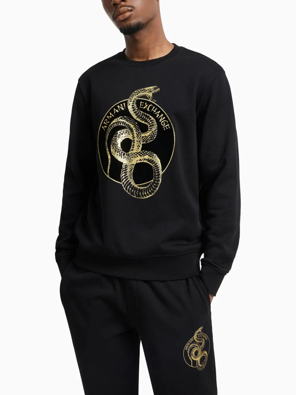 Armani Exchange Lunar New Year trui met print Zwart
