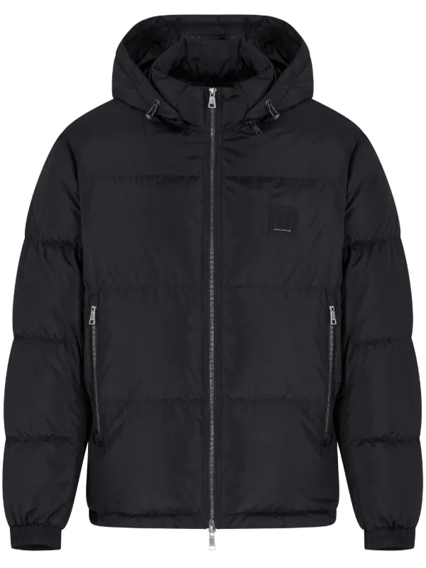 Armani Exchange Padded Jacket Blue FARFETCH IN