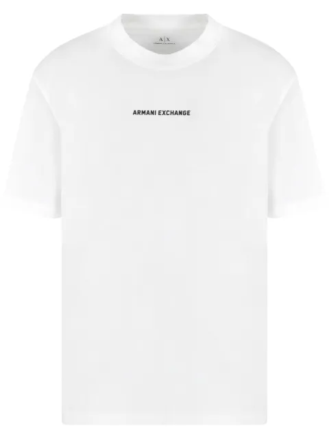 Armani Exchange playera con logo estampado
