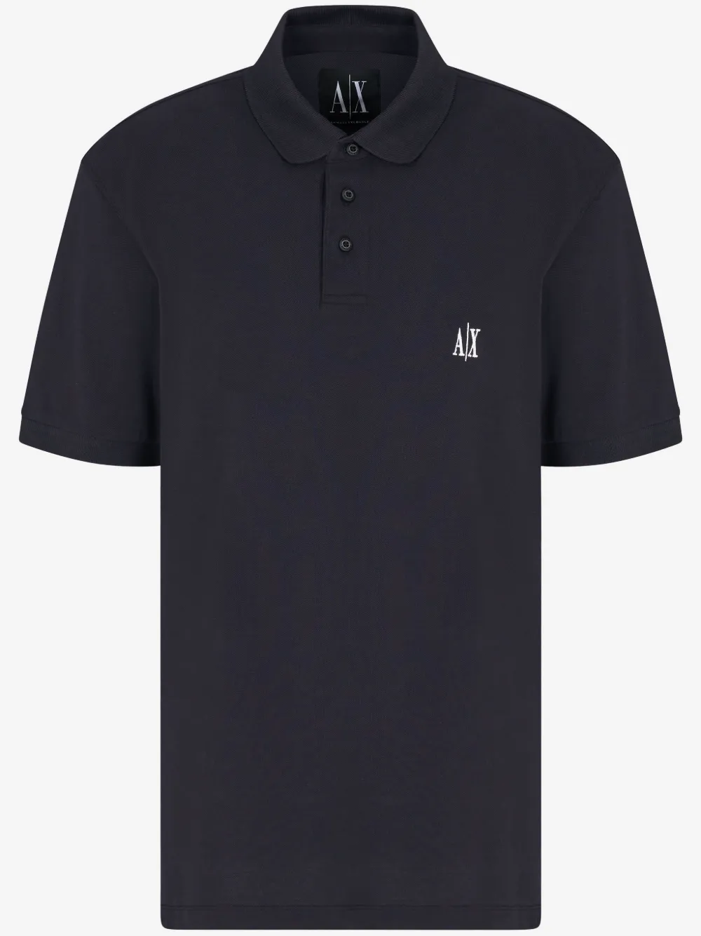 Armani Exchange cotton polo shirt | Blue | Image 1