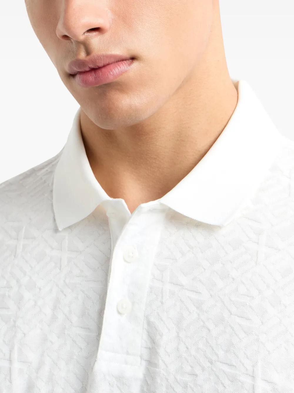 Armani Exchange Katoenen poloshirt Wit