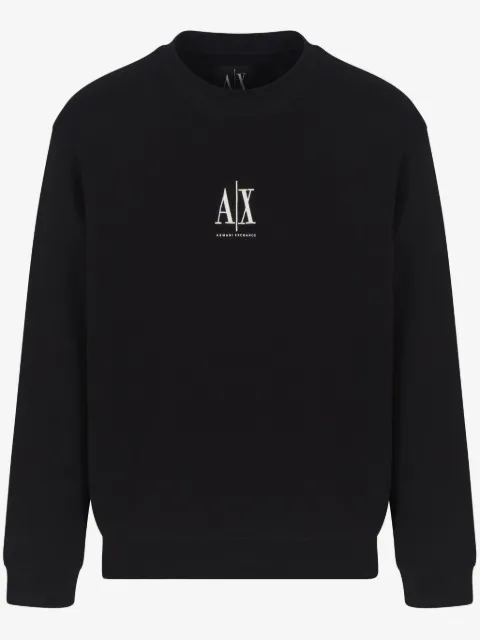 Armani Exchange logo-embroidered sweatshirt