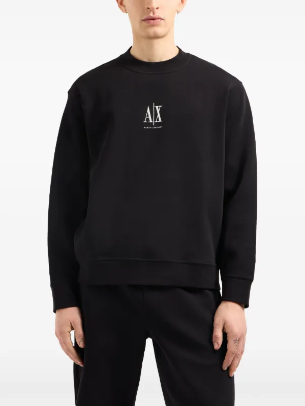 Armani Exchange ロゴ スウェットシャツ | ブラック | FARFETCH JP