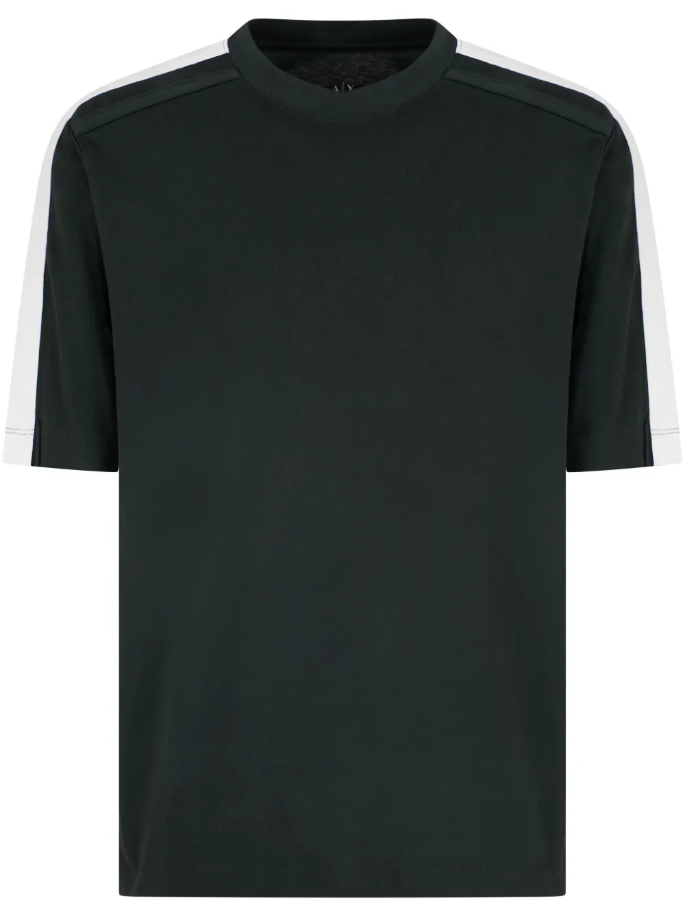 Armani Exchange T-shirt met logo-tape Groen