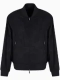 Armani Exchange zip-up bomber jacket - Black