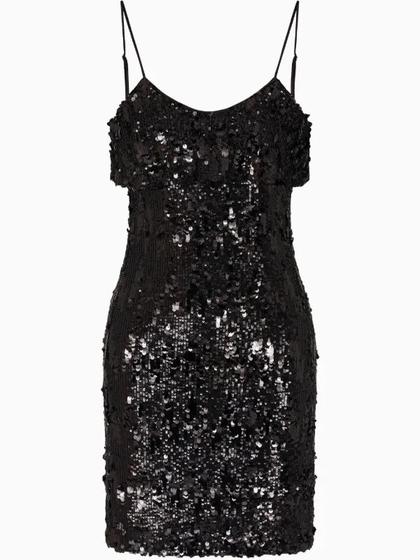 armani exchange black and white dress NARCISS - Black Midi Shirt Dress