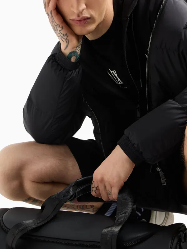 Armani Exchange ジップアップ パーカー | ブラック | FARFETCH JP