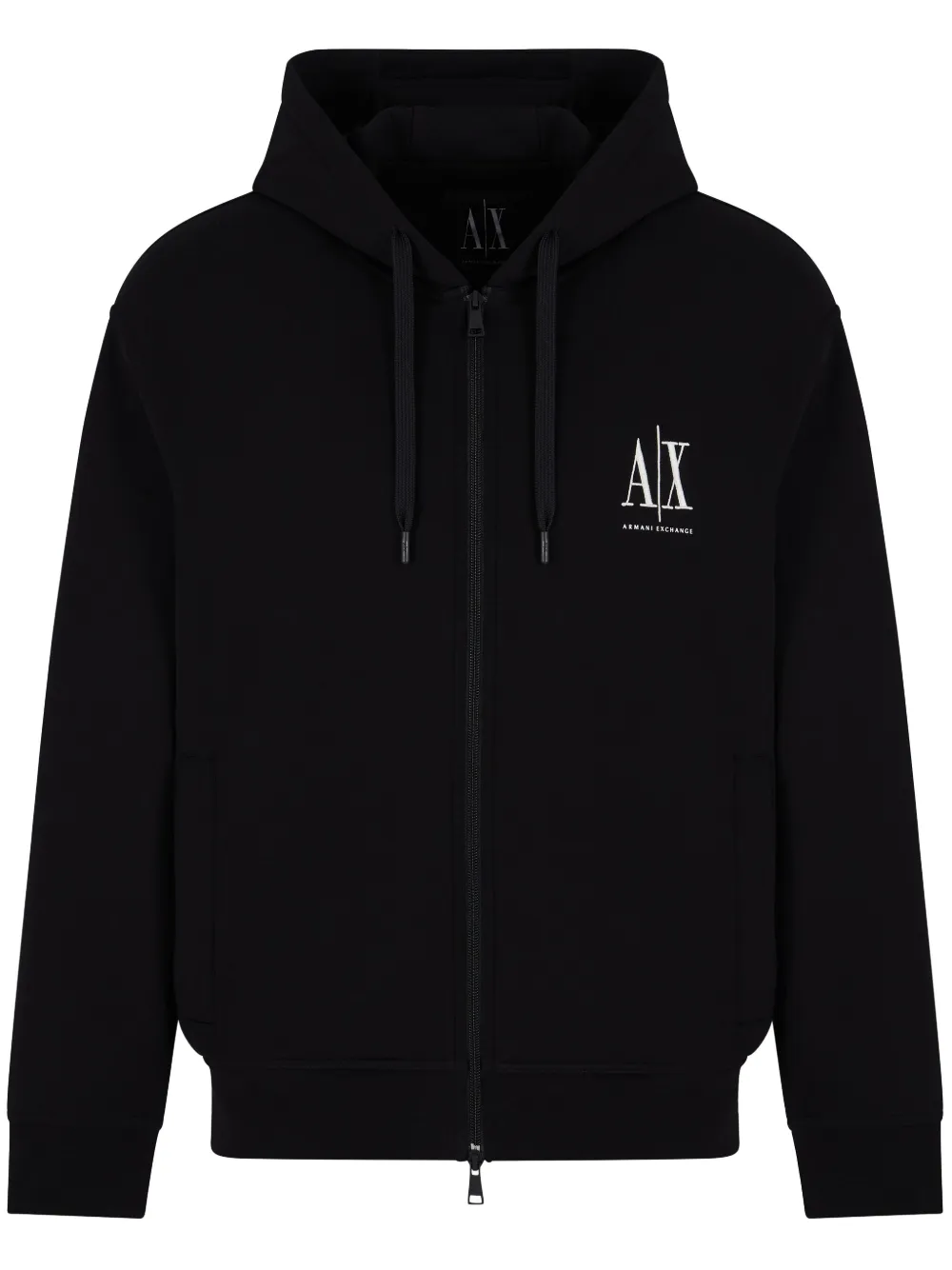 Armani Exchange hoodie con cierre | negro | Image 1