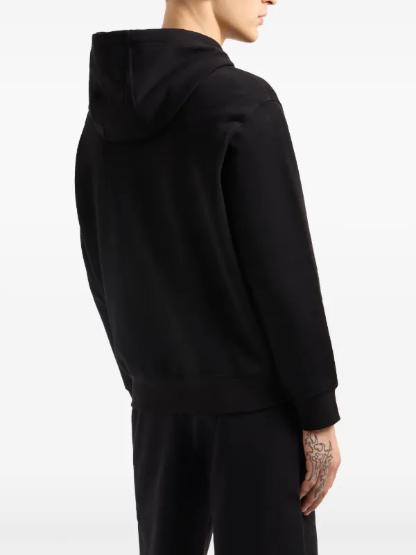 Armani Exchange zip-up Hoodie | Black | FARFETCH