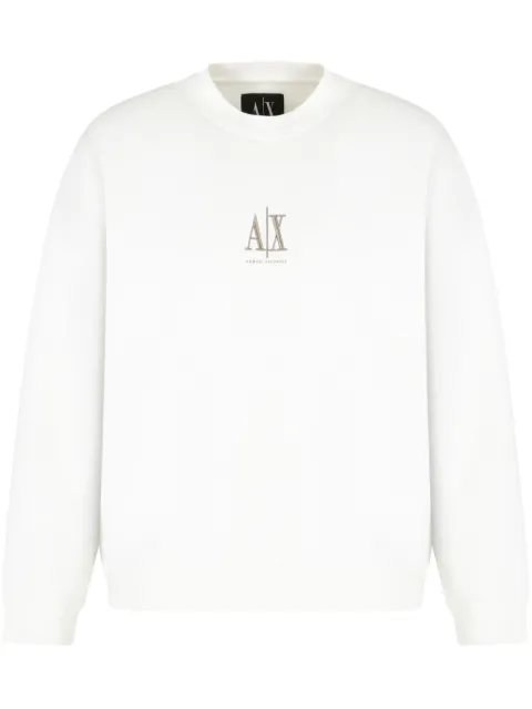 Armani Exchange logo-embroidered sweatshirt