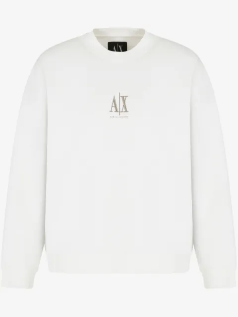 Armani Exchange logo-embroidered sweatshirt