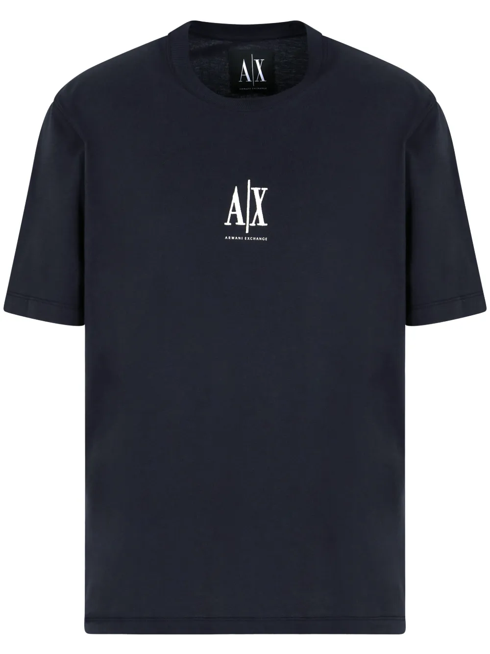 Armani Exchange playera con logo bordado | azul | Image 1