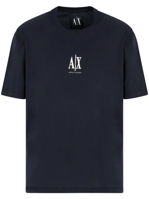 Armani Exchange playera con logo bordado