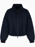 Armani Exchange zip-up bomber jacket - Blue