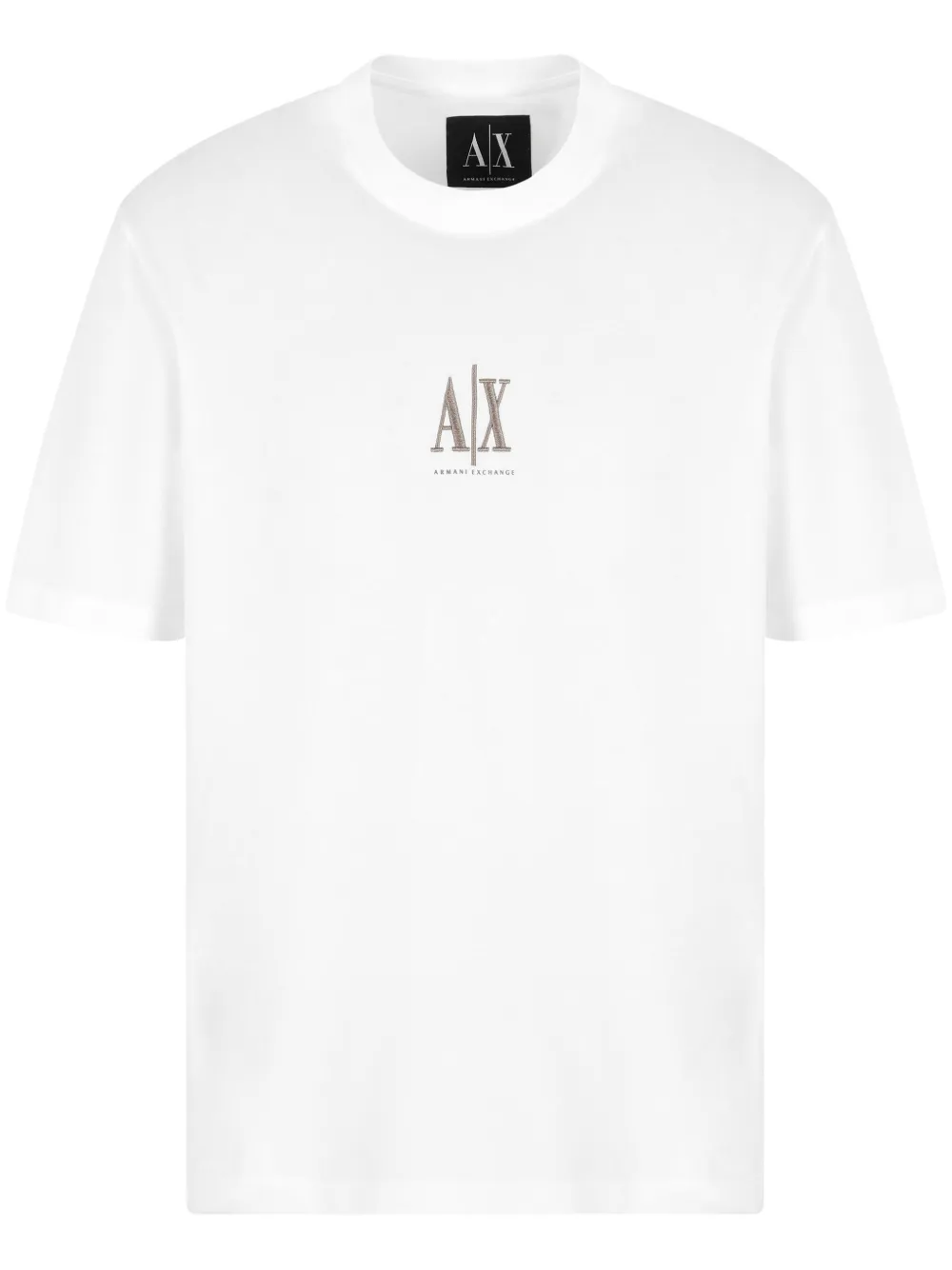 logo-embroidered T-shirt