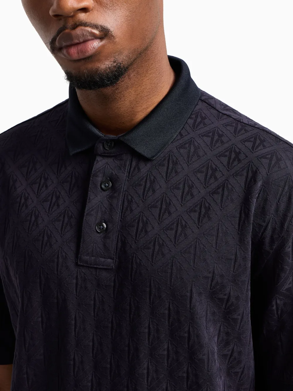 Armani Exchange Katoenen poloshirt Blauw