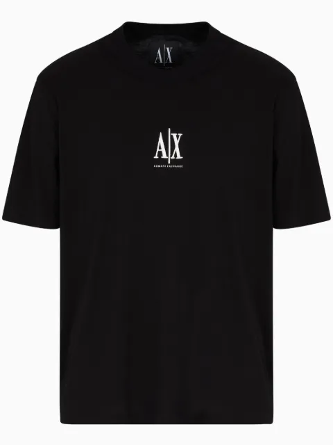 Armani Exchange logo-embroidered T-shirt