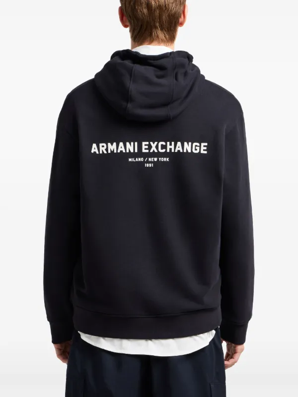 Armani Exchange ジップアップ パーカー | ブルー | FARFETCH JP
