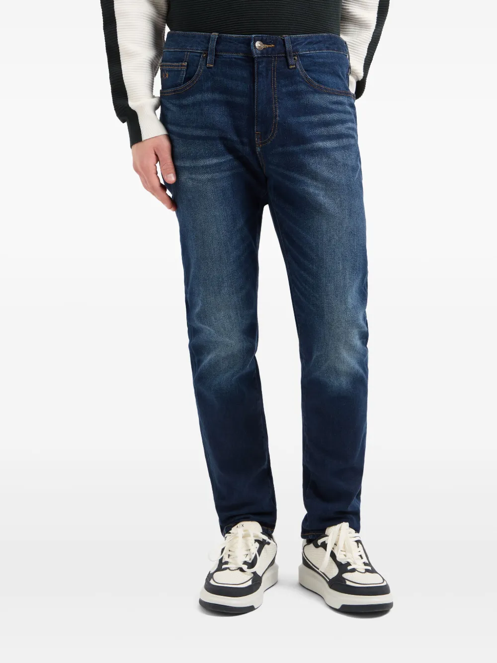 Armani Exchange Straight jeans - Blauw